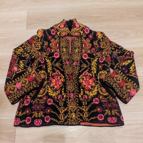 Moth By Anthropologie Payton Jacket - Size XS - Boho Patterned - Picture 1 of 6